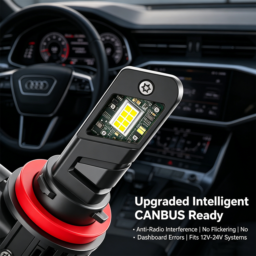 E4X Direct-Fit Fan LED Headlight